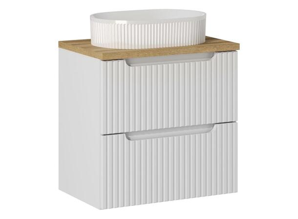Møbelpakke  NOVA WHITE 60 cm 60x39x57- 2 Skuffer