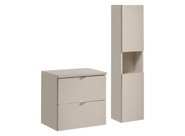 Møbelpakke  VIVA CASHMERE 60x39x57- 2 Skuffer