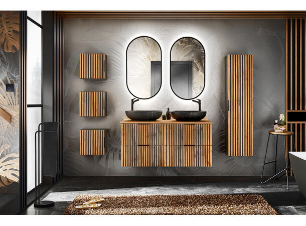 Møbelpakke  XILO BLACK 120 cm 120x46x57 - 4 Skuffer