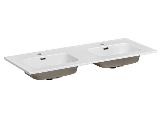 Møbelservant GO 120 DP WHITE 121x17x46 cm - Dobbelt