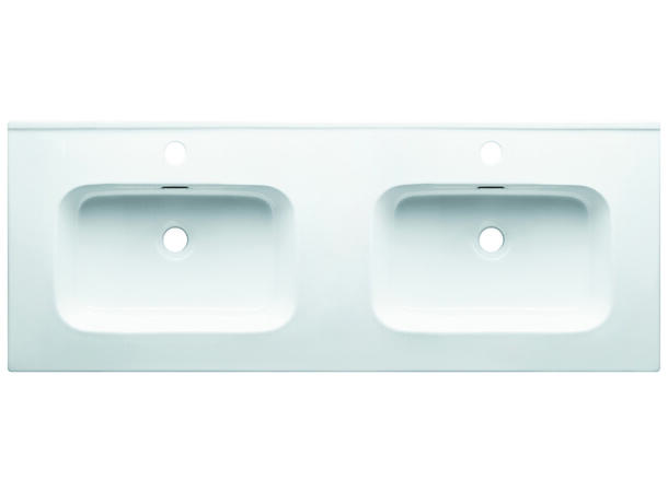 Møbelservant GO 120 DP WHITE 121x17x46 cm - Dobbelt