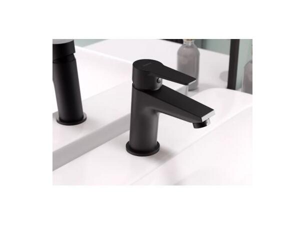 Servantbatteri Ferro Ritto 1-greps - Svart matt