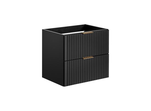 Servantskap ADEL BLACK 60 60x46x57 -  2 Skuffer