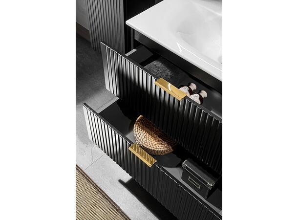 Servantskap ADEL BLACK 60 60x46x57 -  2 Skuffer