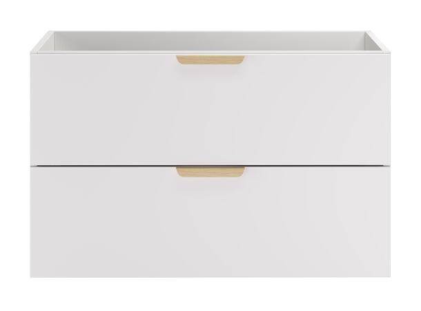 Servantskap ASTER WHITE 80 80x46x50 -  2 Skuffer