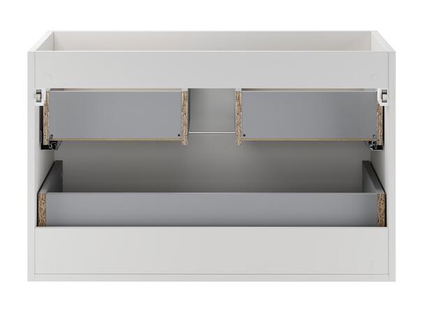 Servantskap ASTER WHITE 80 80x46x50 -  2 Skuffer