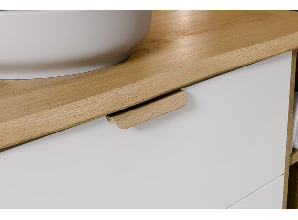 Servantskap ASTER WHITE 80 80x46x50 -  2 Skuffer