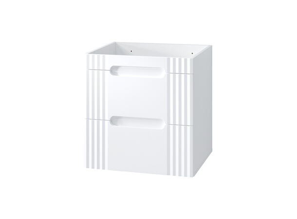 Servantskap FIJI WHITE 60 cm 60x46x62 -  2 Skuffer