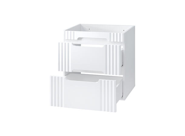 Servantskap FIJI WHITE 60 cm 60x46x62 -  2 Skuffer