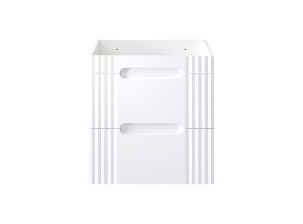 Servantskap FIJI WHITE 60 cm 60x46x62 -  2 Skuffer