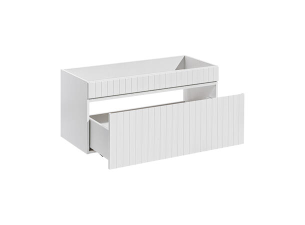 Servantskap ICONIC WHITE 100 cm 100x46x45- 1 Skuff