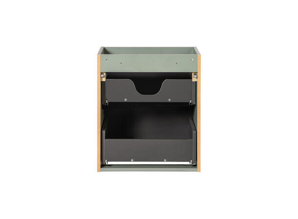 Servantskap LINE REED GREEN 50 cm 50x39x57 - 2 Skuffer