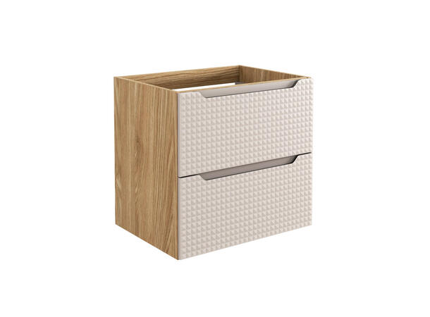 Servantskap LUXOR BEIGE  60 cm 60x46x57 -  2 Skuffer
