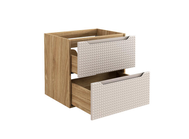 Servantskap LUXOR BEIGE  60 cm 60x46x57 -  2 Skuffer