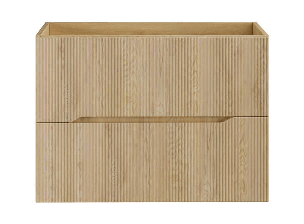 Servantskap NORDIC CREMONA 80 80x46x57 -  2 Skuffer - Lys eik