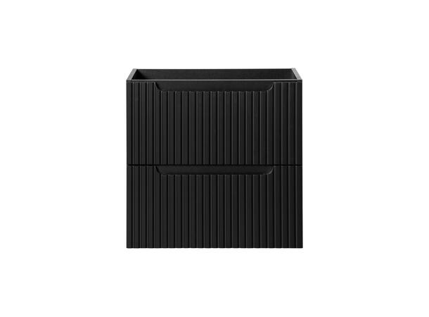 Servantskap NOVA BLACK  60 cm 60x39x57 - 2 Skuffer