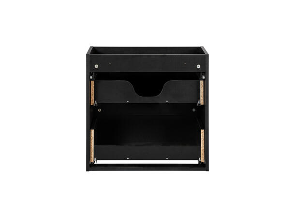 Servantskap NOVA BLACK  60 cm 60x39x57 - 2 Skuffer