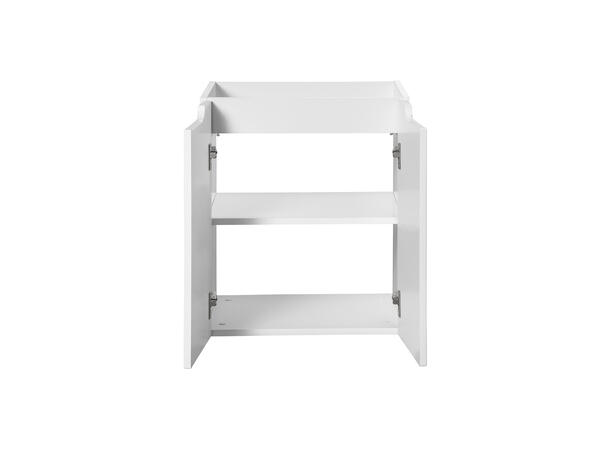 Servantskap NOVA WHITE  50 cm 50x39x57 m/2 dør