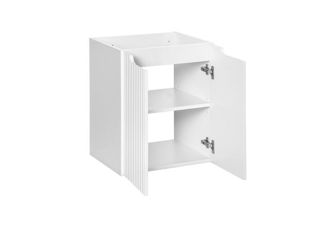 Servantskap NOVA WHITE  50 cm 50x39x57 m/2 dør