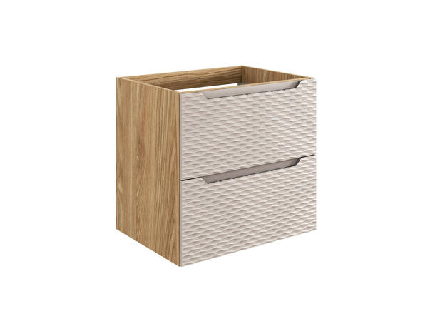 Servantskap OCEAN  BEIGE 60 cm 60x46x57 -  2 Skuffer