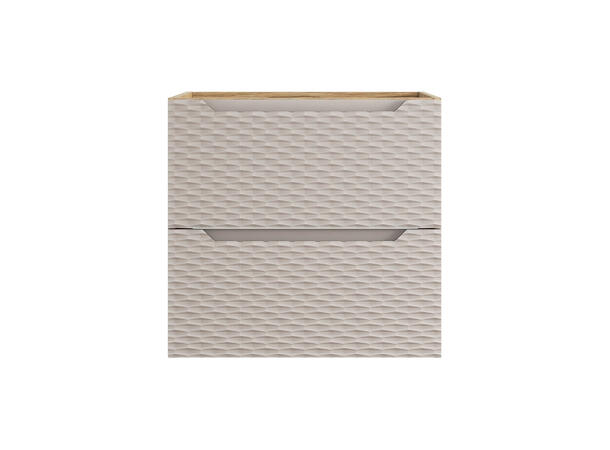 Servantskap OCEAN  BEIGE 60 cm 60x46x57 -  2 Skuffer