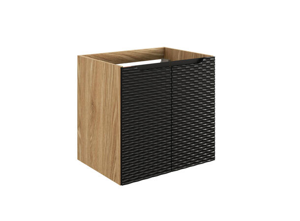 Servantskap OCEAN  BLACK 60 cm 60x57x46 m/2 dør