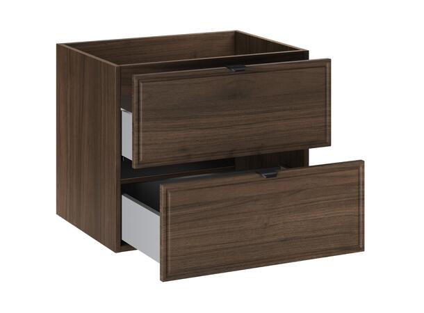 Servantskap TERRA VILLA  60 cm 60x46x50 - 2 Skuffer Valnøtt