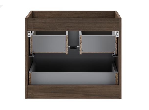 Servantskap TERRA VILLA  60 cm 60x46x50 - 2 Skuffer Valnøtt