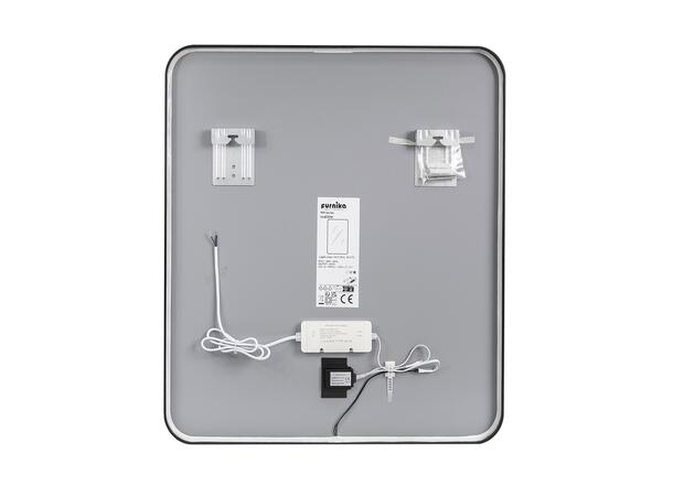 Speil L VEGA  LU LED 60 60x65 -  m/ ramme