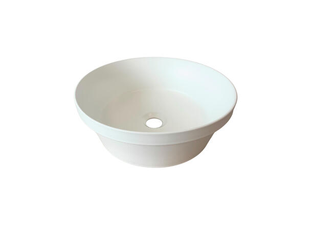 Toppmontert Servant MADA WHITE 40x14x40 cm - Hvit matt