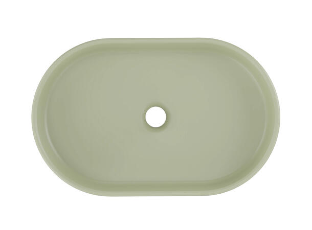 Toppmontert Servant OLIVE GREEN MATT 55x12x35 cm - Grønn matt