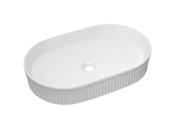 Toppmontert Servant  BEYOND 5 WHITE 56x10x36 cm - Hvit