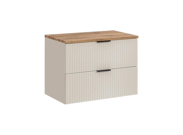 Underskap m/ benkeplate ADEL CASHMERE 80 80x46x57 - 2 Skuffer