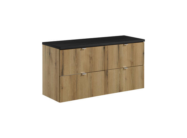 Underskap m/benkeplate NOVA OAK 120 120x39x57 - 4 Skuffer