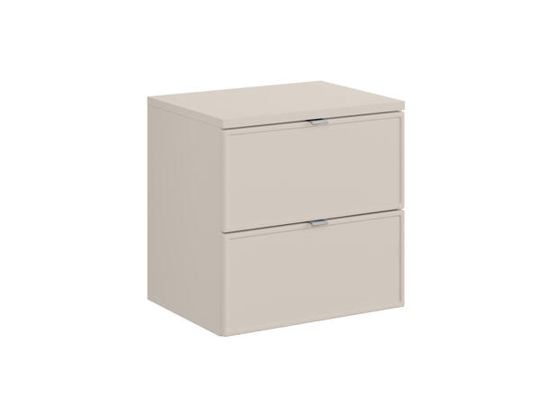 Underskap m/benkeplate  BELLA CASHMERE 60x46x57 - 2 Skuffer
