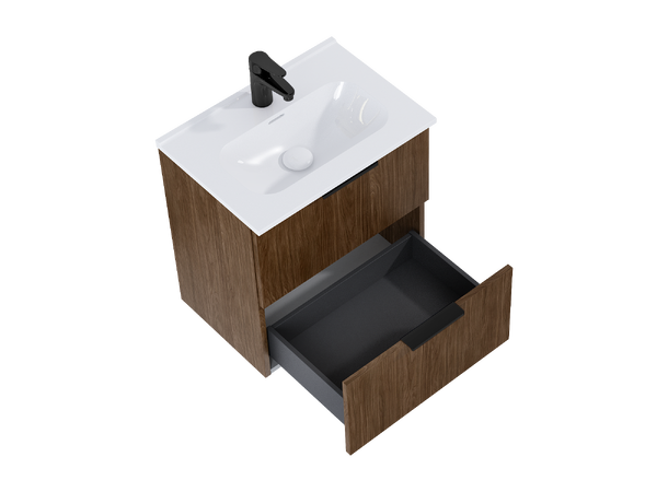 Underskap m/servant  50 cm 51x36x55 - valnøtt