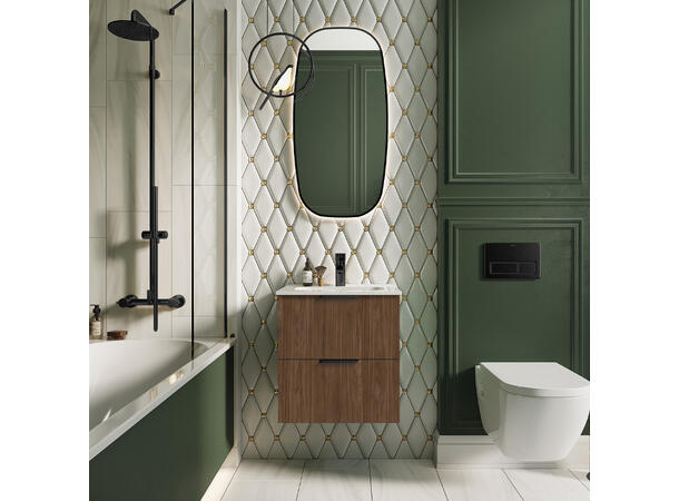 Underskap m/servant  50 cm 51x36x55 - valnøtt