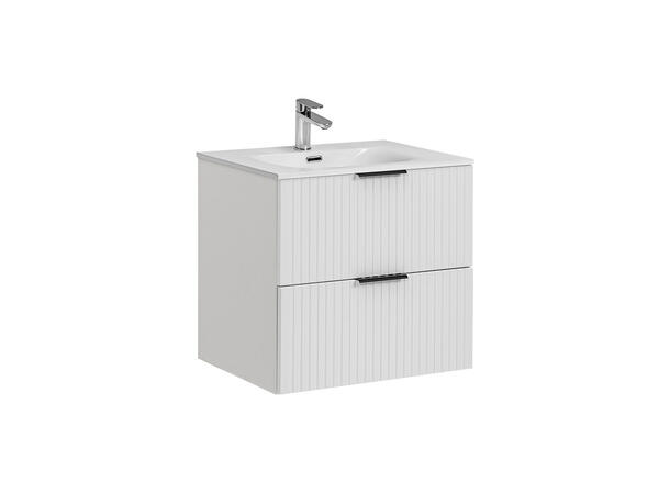 Underskap med servant ADEL WHITE 60 60x46x57 - 2 Skuffer