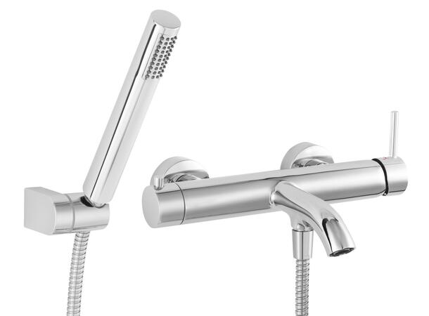 Ferro Ciriculus  kar- og dusjbatteri Krom