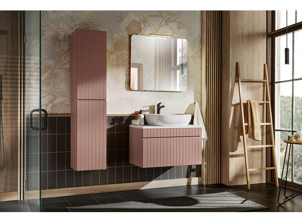Høyskap ICONIC ROSE H = 160 cm  m/2 dør