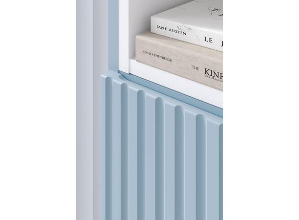 Høyskap NOVA DENIM H = 140 cm  m/2 dør