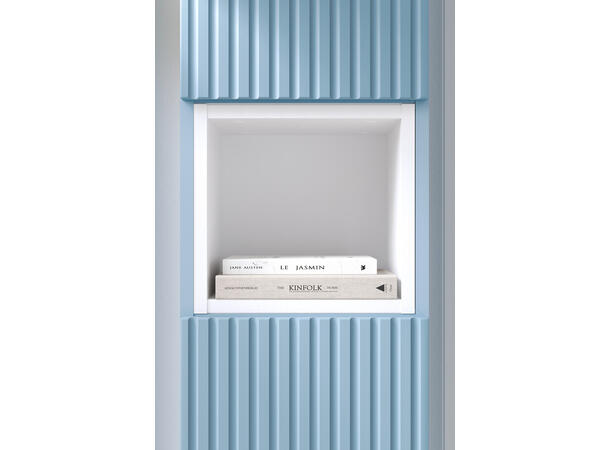 Høyskap NOVA DENIM H = 140 cm  m/2 dør