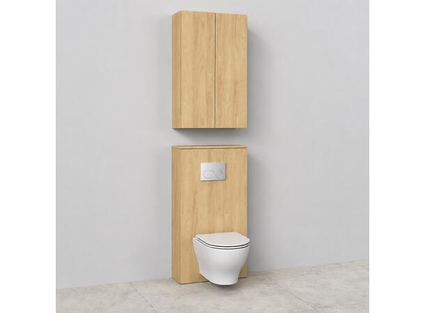 Møbelkasse for innbyggingssisterne 120x56 cm - Eik