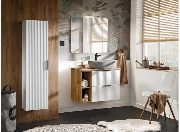 Møbelpakke ADEL WHITE  80 80x46x57 - 2 Skuffer