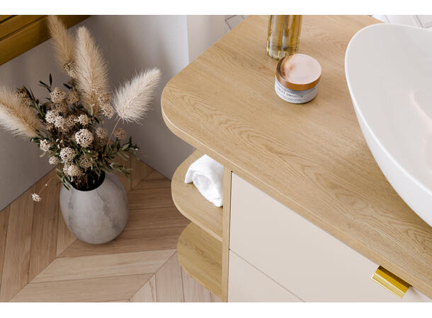 Møbelpakke CREMONA 100 100x46x50  - Eik/Grønn matt