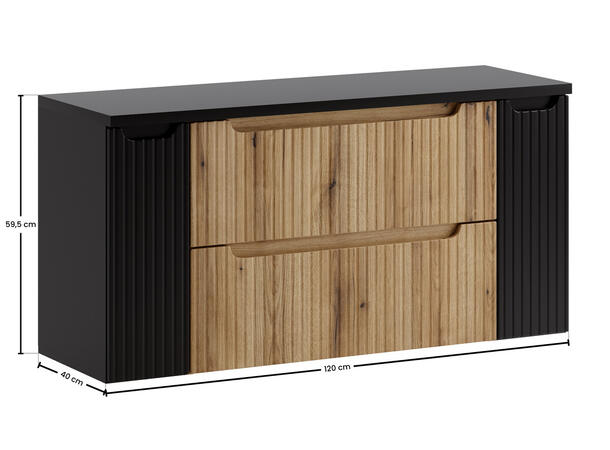 Møbelpakke Nova Eik Coast Evoke 120 cm 120x39x57