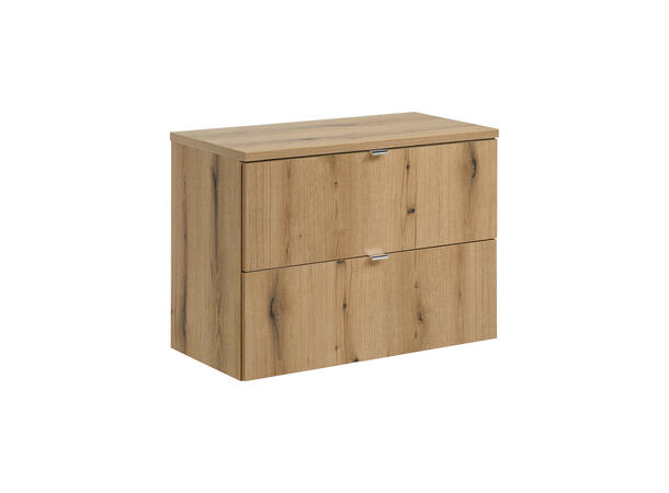 Møbelpakke  NOVA OAK 80 cm 80x39x57- 2 Skuffer