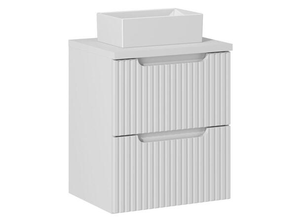 Møbelpakke  NOVA WHITE 50 cm 50x39x57- 2 Skuffer