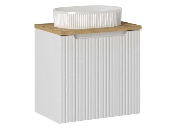 Møbelpakke  NOVA WHITE 60 cm 60x39x57- m/2 dør