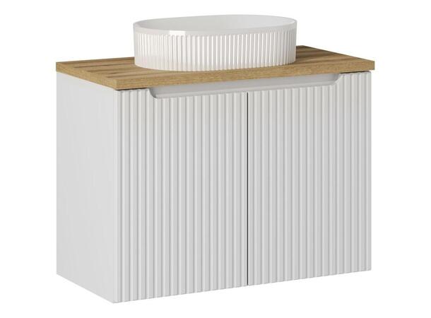 Møbelpakke  NOVA WHITE 80 cm 80x39x57- m/2 dør